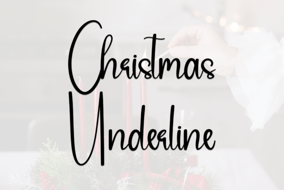 Christmas Underline: Elevate Your Design with Handwritten Charm