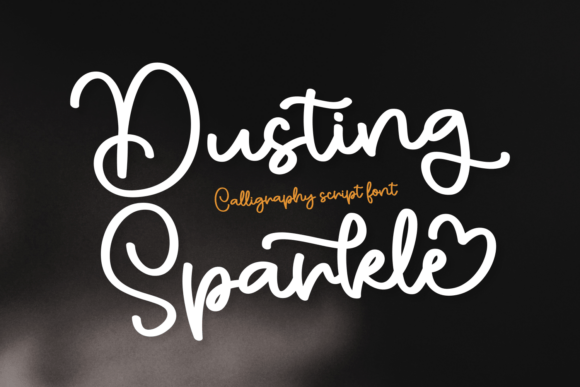 Dusting Sparkle: A Playful Script for Modern Design