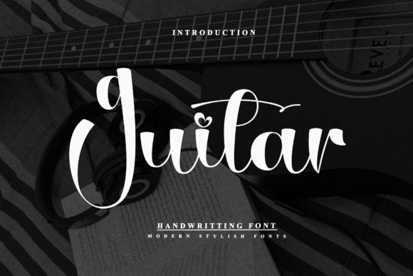 Guitar Font: A Handwritten Touch for Modern Design