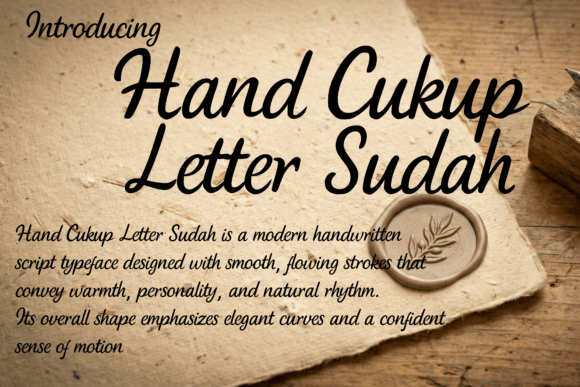 Hand Cukup Letter Sudah: Elevating Design with Elegant Script