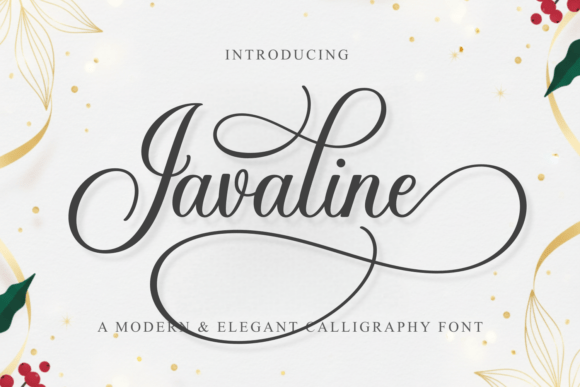 Javaline: The Modern Calligraphy Font for Elegant Design