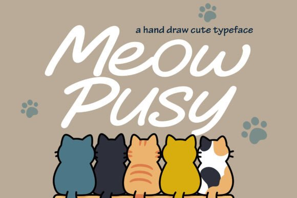 Meow Pusy: A Typeface That Whispers Personality