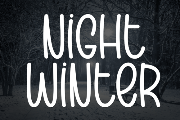 Night Winter: A Handwritten Font for Modern Design