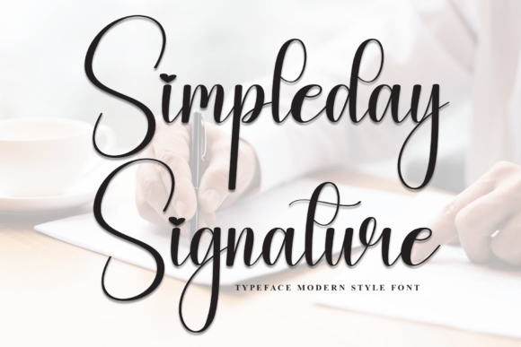 Simpleday Signature: Elevating Brand Identity with Expressive Typography