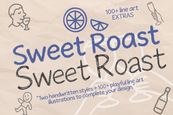 Sweet Roast: A Handwritten Font for Authentic Design