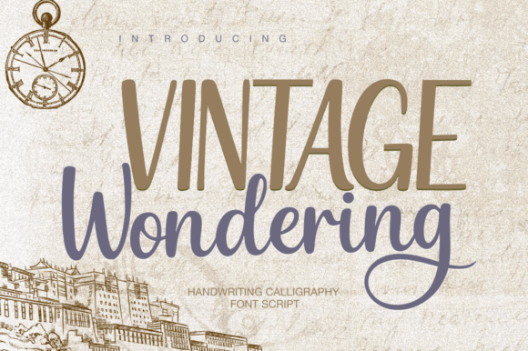 Vintage Wondering: A Script Font for Timeless Design